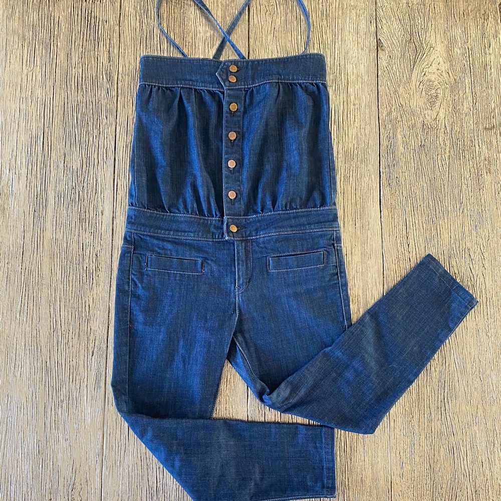 UO Silence + Noise Convertible Strapless Jumpsuit